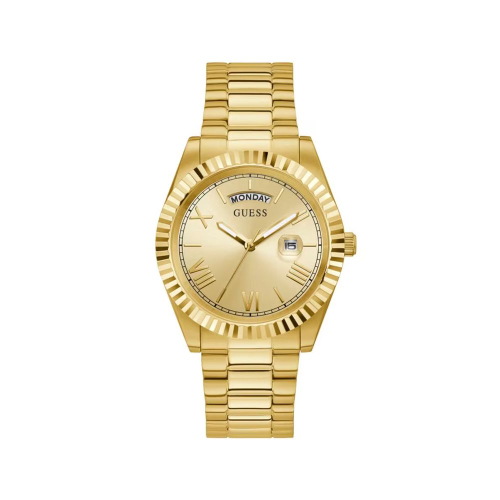 Guess Gold Stainless Steel Dress Watch | Regal Royce