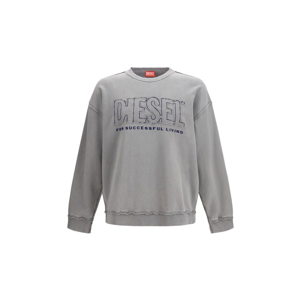 Diesel Gray Cotton Sweatshirt | Regal Royce