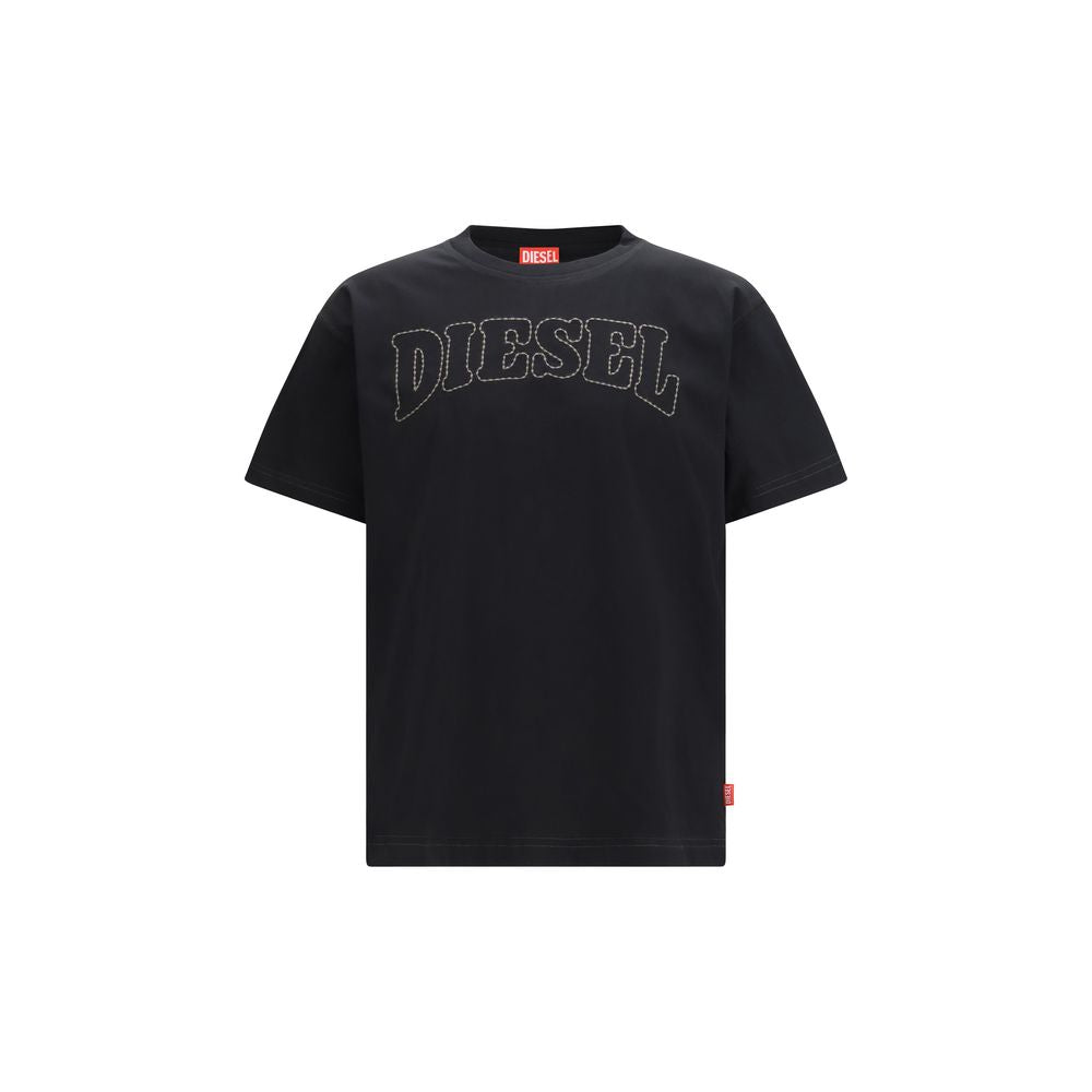 Diesel Black Cotton T-Shirt | Regal Royce