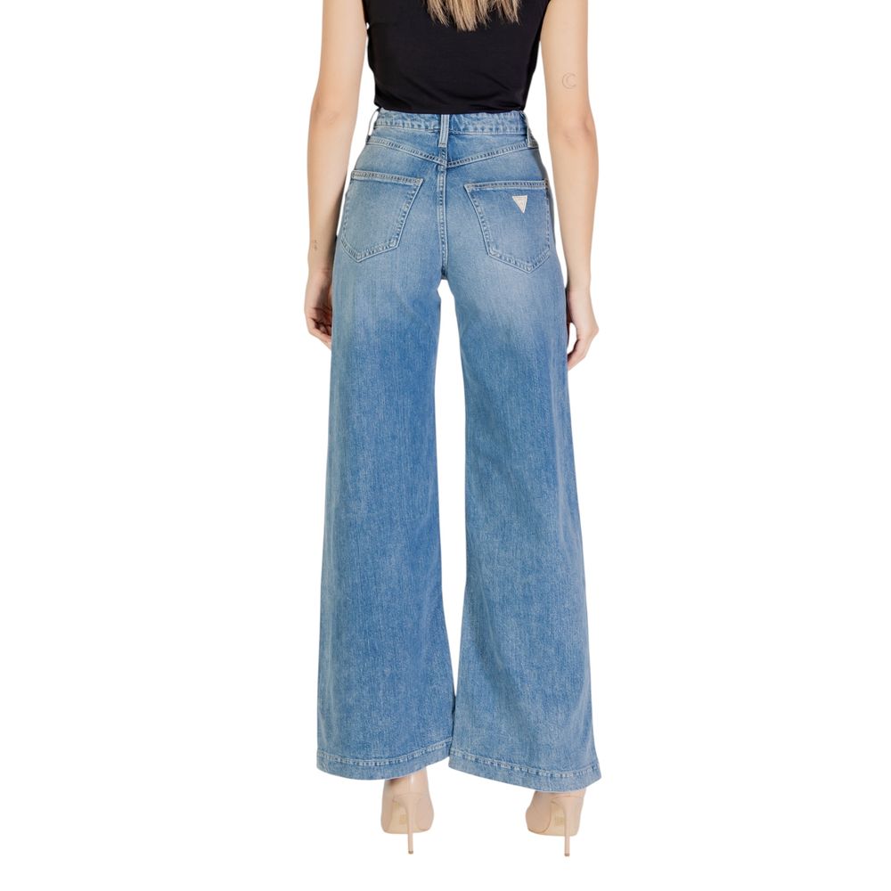 Guess Light Blue Cotton Relaxed Fit Jeans | Regal Royce