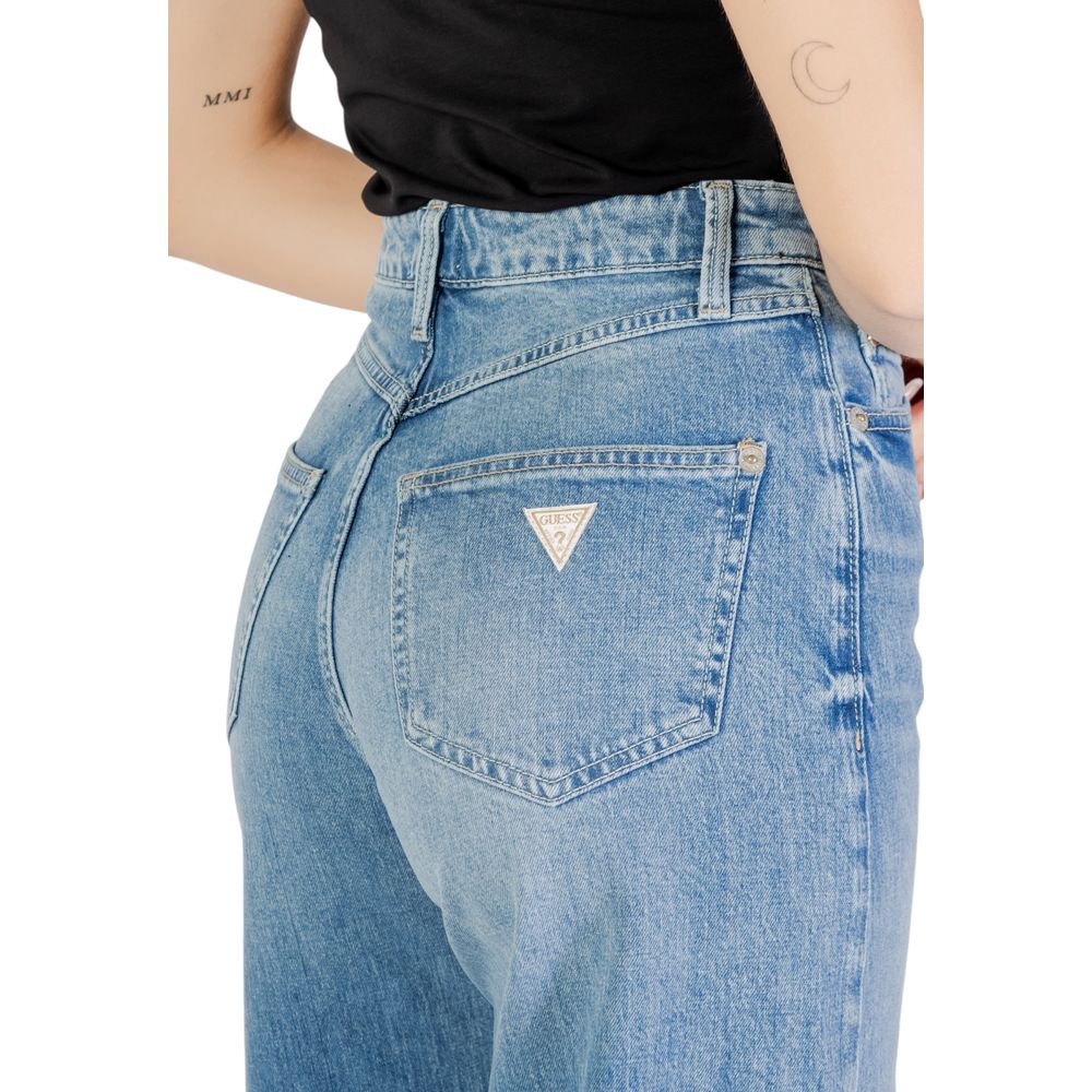 Guess Light Blue Cotton Relaxed Fit Jeans | Regal Royce