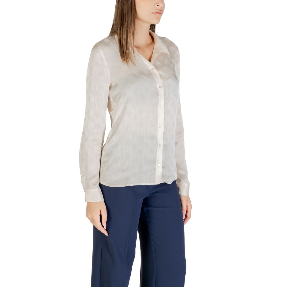 Guess Beige Polyester Blouse | Regal Royce