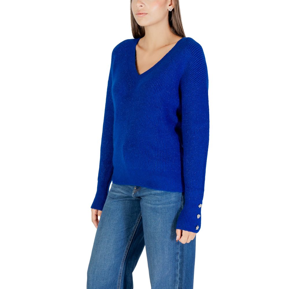 Morgan De Toi Blue Polyester Sweatshirt | Regal Royce