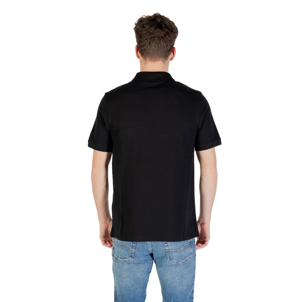 Lyle & Scott Black Cotton Polo Shirt | Regal Royce