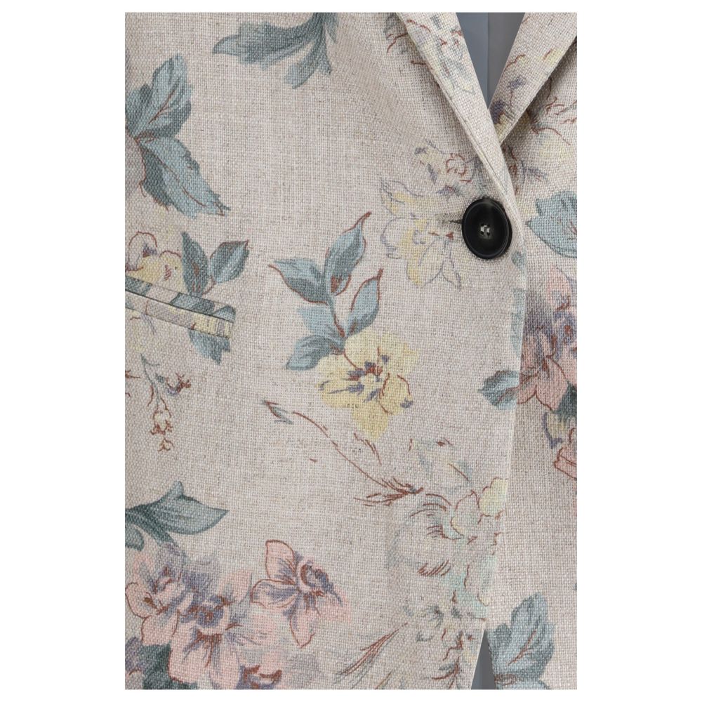 Forte_Forte Multicolor Viscose Coat | Regal Royce