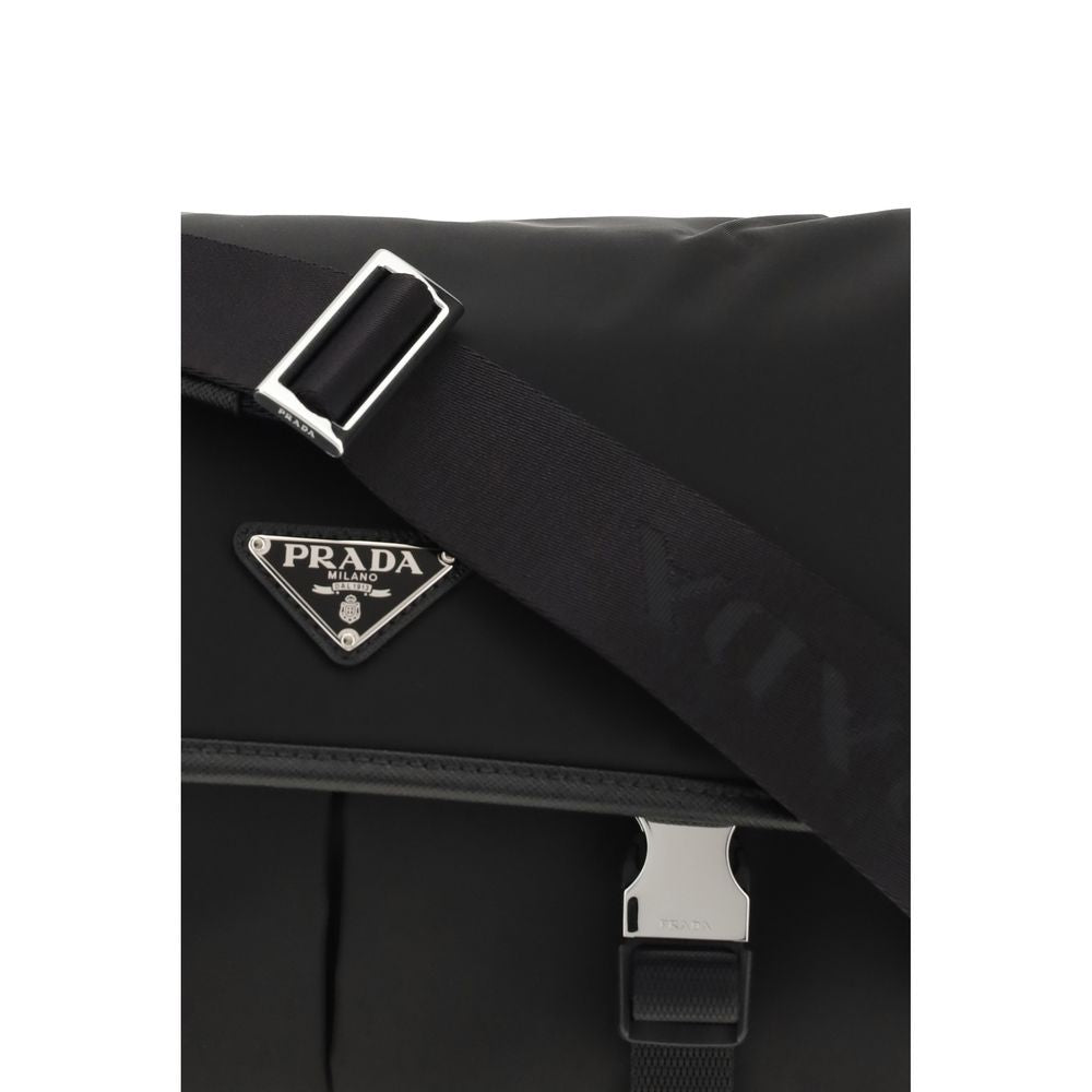 Prada Black Polyamide Shoulder Bag | Regal Royce