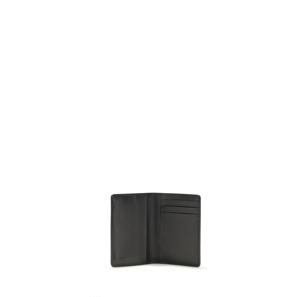 Fendi Black Calf Leather Bos Taurus Wallet | Regal Royce