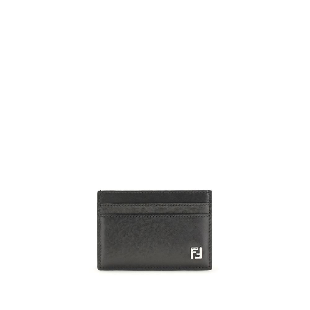 Fendi Black Calf Leather Bos Taurus Wallet | Regal Royce
