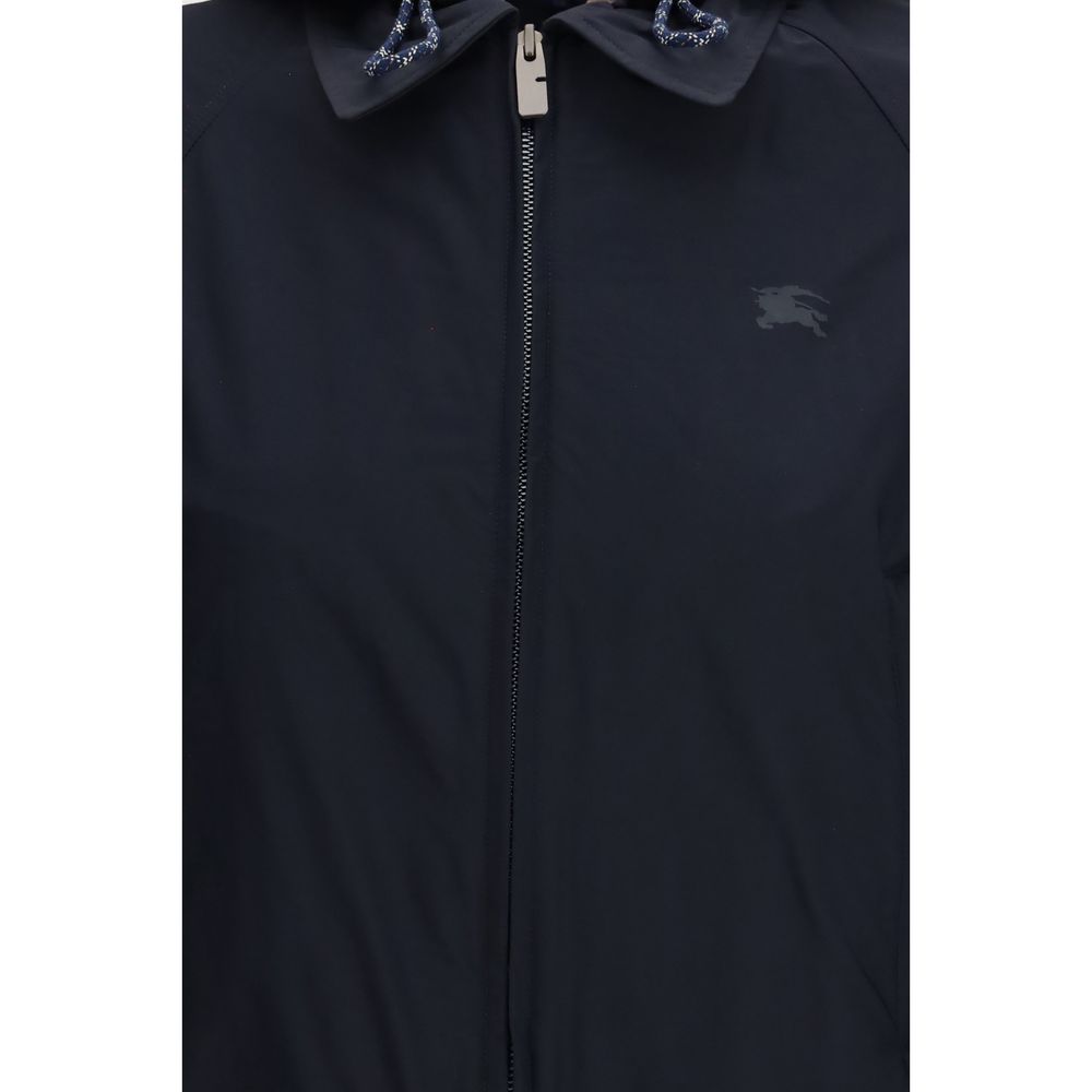 Burberry Blue Polyamide Full-Length Jacket | Regal Royce