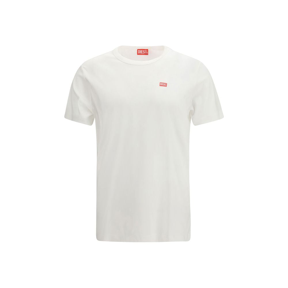 Diesel White Cotton T-Shirt | Regal Royce
