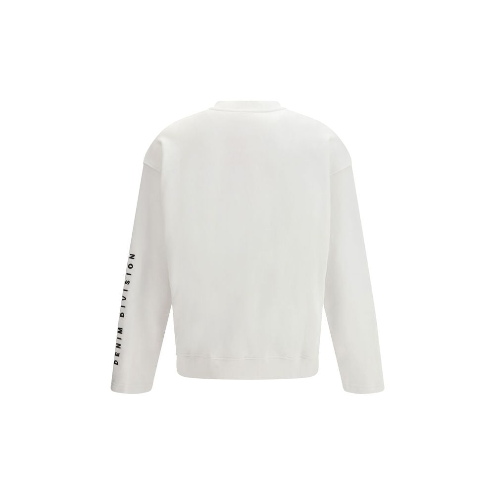 Diesel White Cotton Sweatshirt | Regal Royce