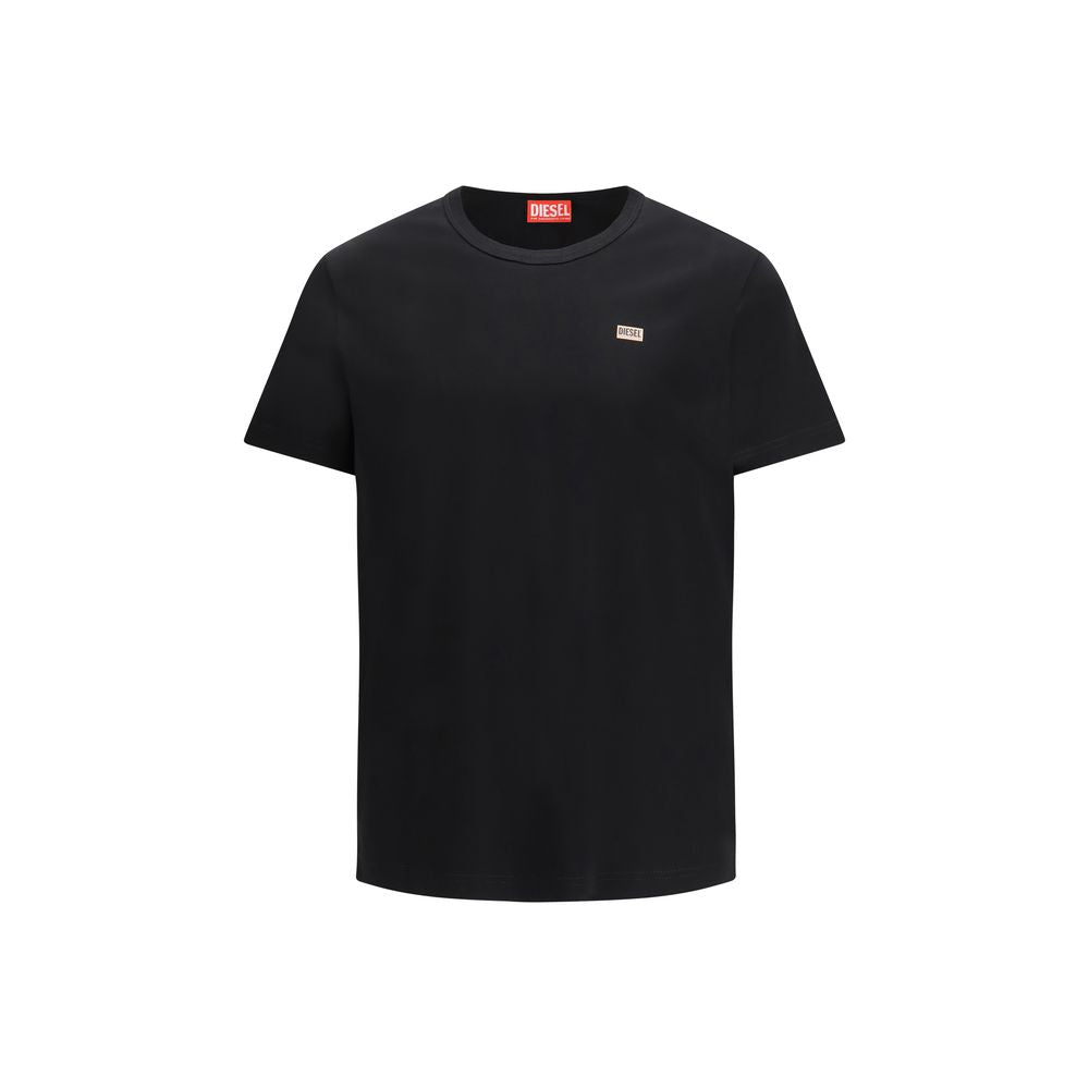 Diesel Black Cotton T-Shirt | Regal Royce