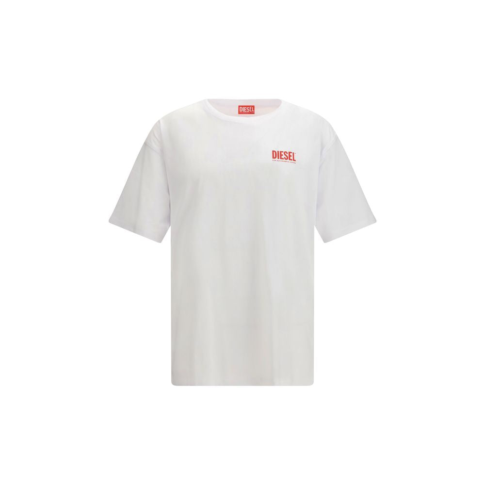Diesel White Cotton T-Shirt | Regal Royce