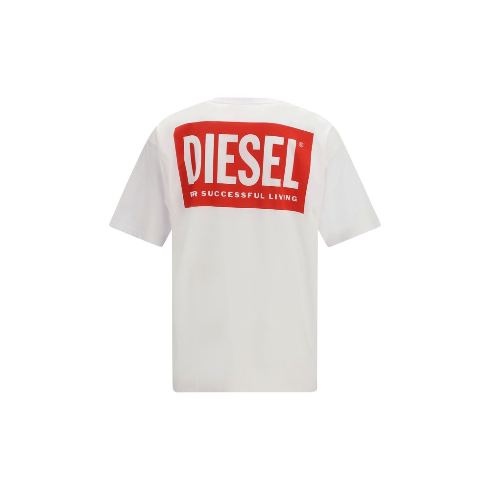 Diesel White Cotton T-Shirt | Regal Royce