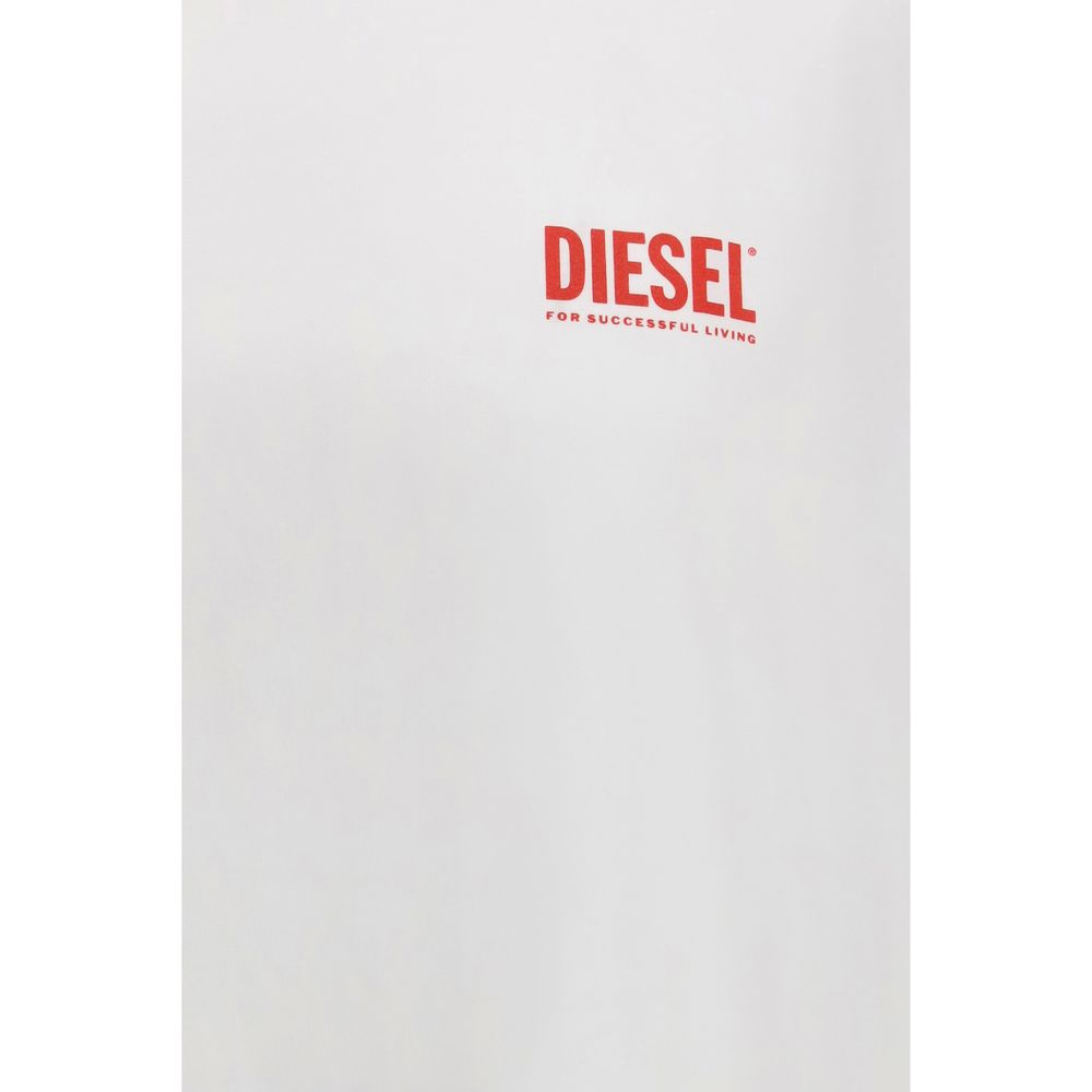Diesel White Cotton T-Shirt | Regal Royce
