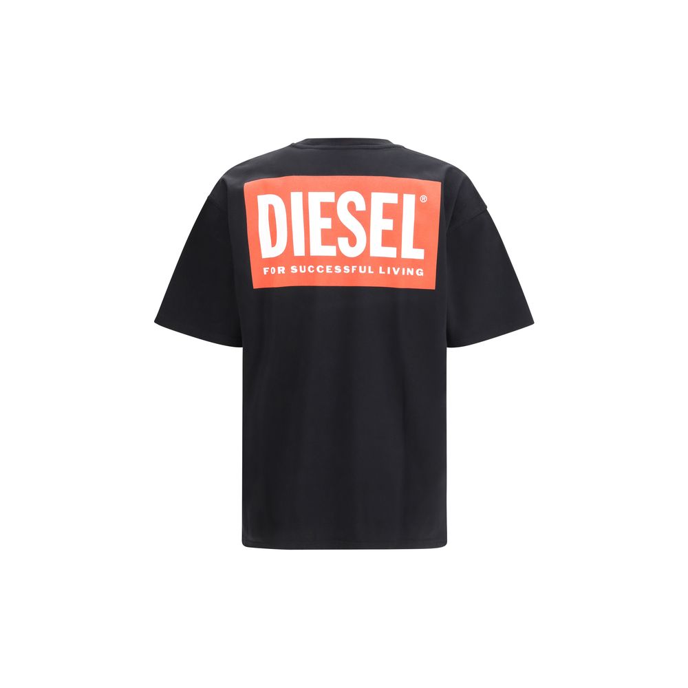 Diesel Black Cotton T-Shirt | Regal Royce