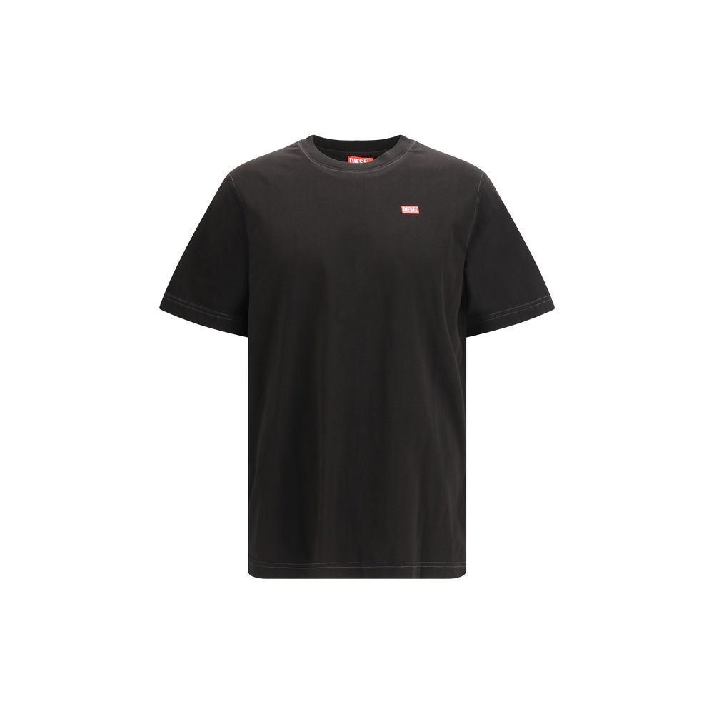 Diesel Black Cotton T-Shirt | Regal Royce