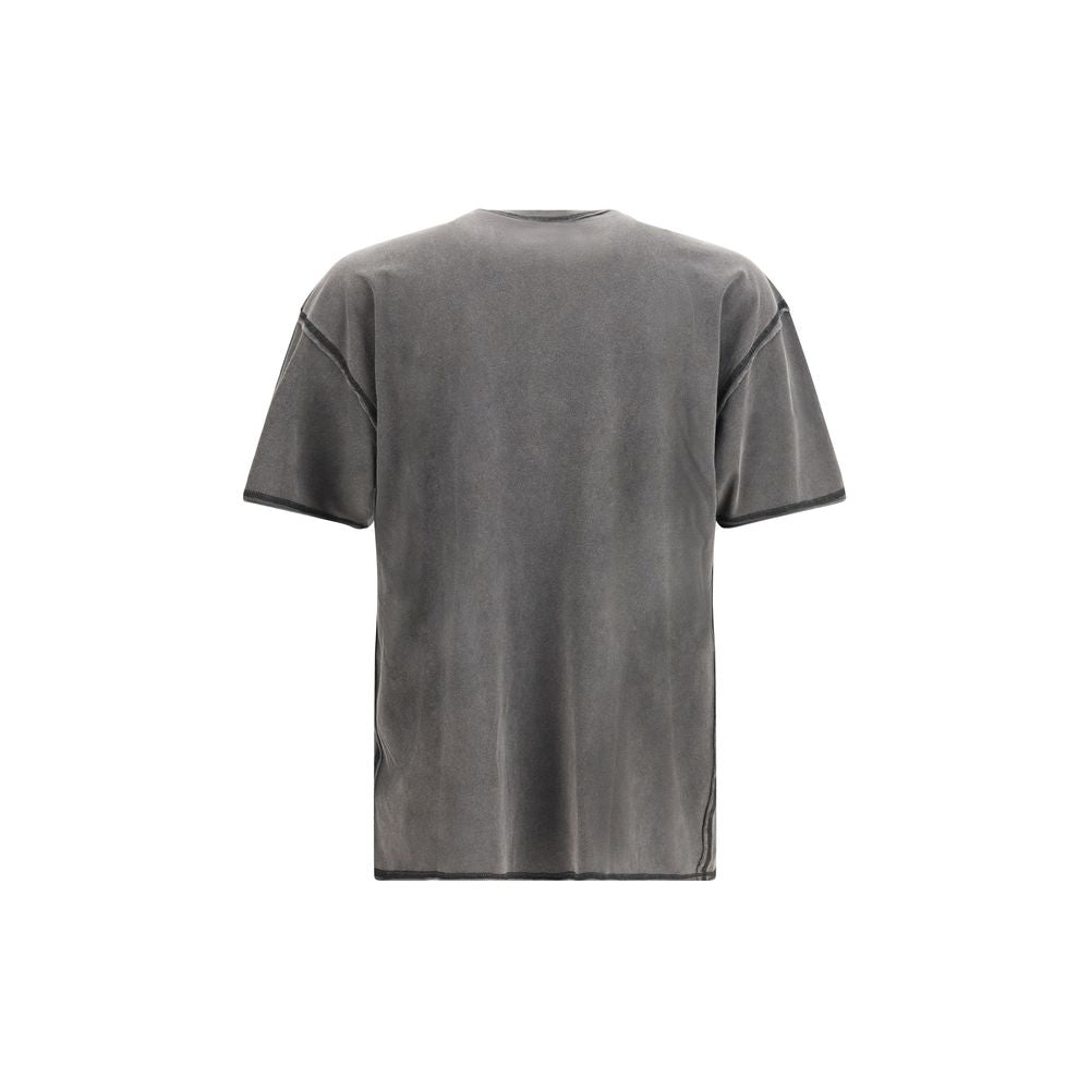 Diesel Gray Cotton T-Shirt | Regal Royce