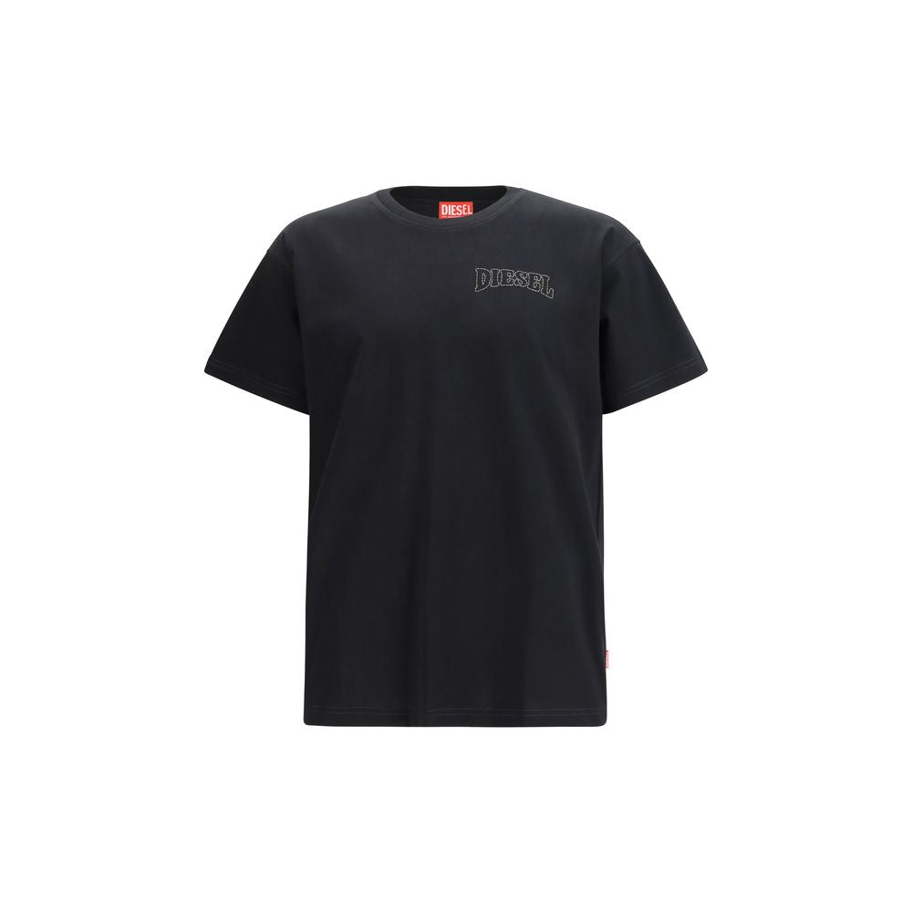 Diesel Black Cotton T-Shirt | Regal Royce