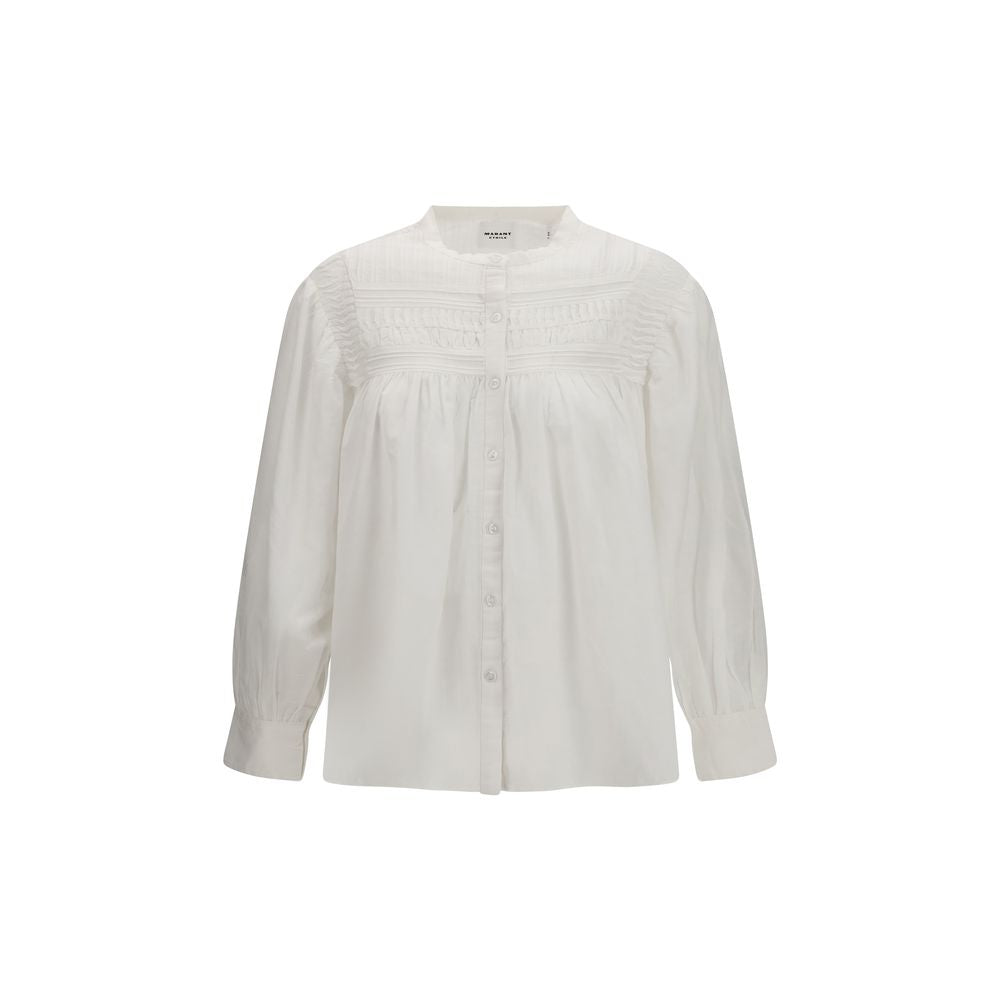 Marant Etoile White Cotton Blouse | Regal Royce