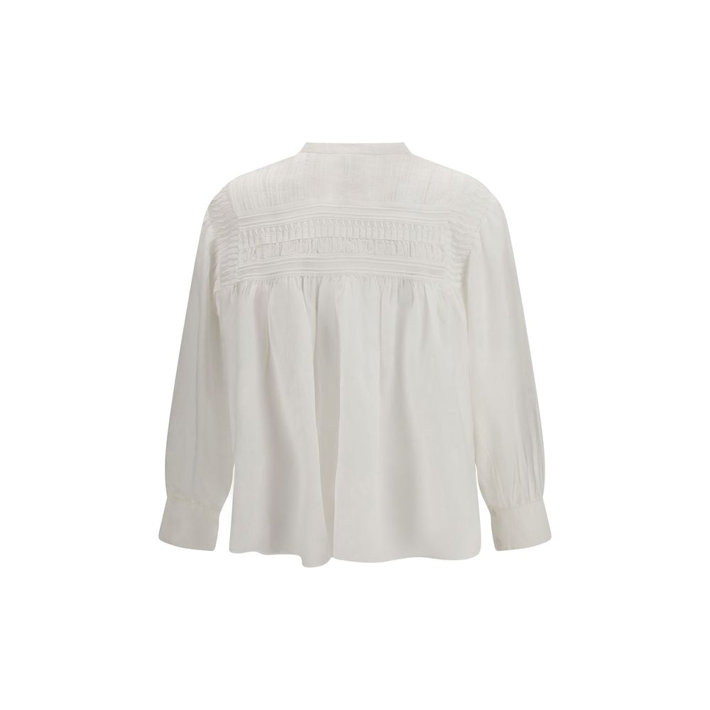 Marant Etoile White Cotton Blouse | Regal Royce