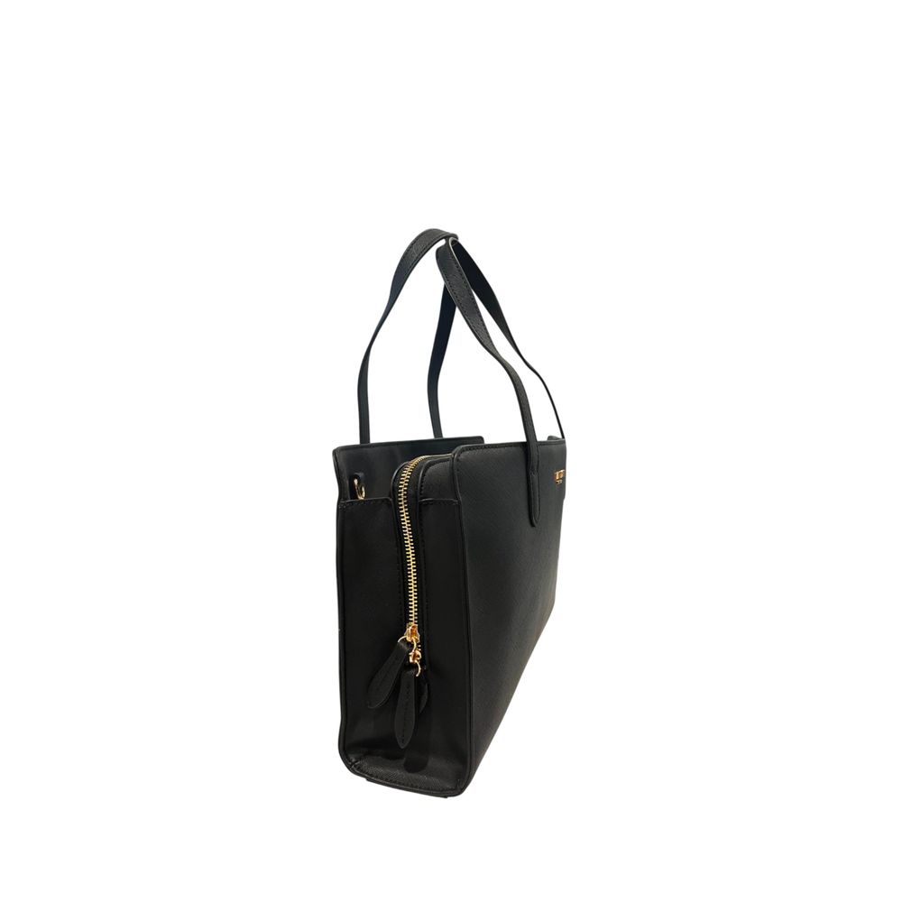 Twinset Black PU Women Shoulder Bag | Regal Royce
