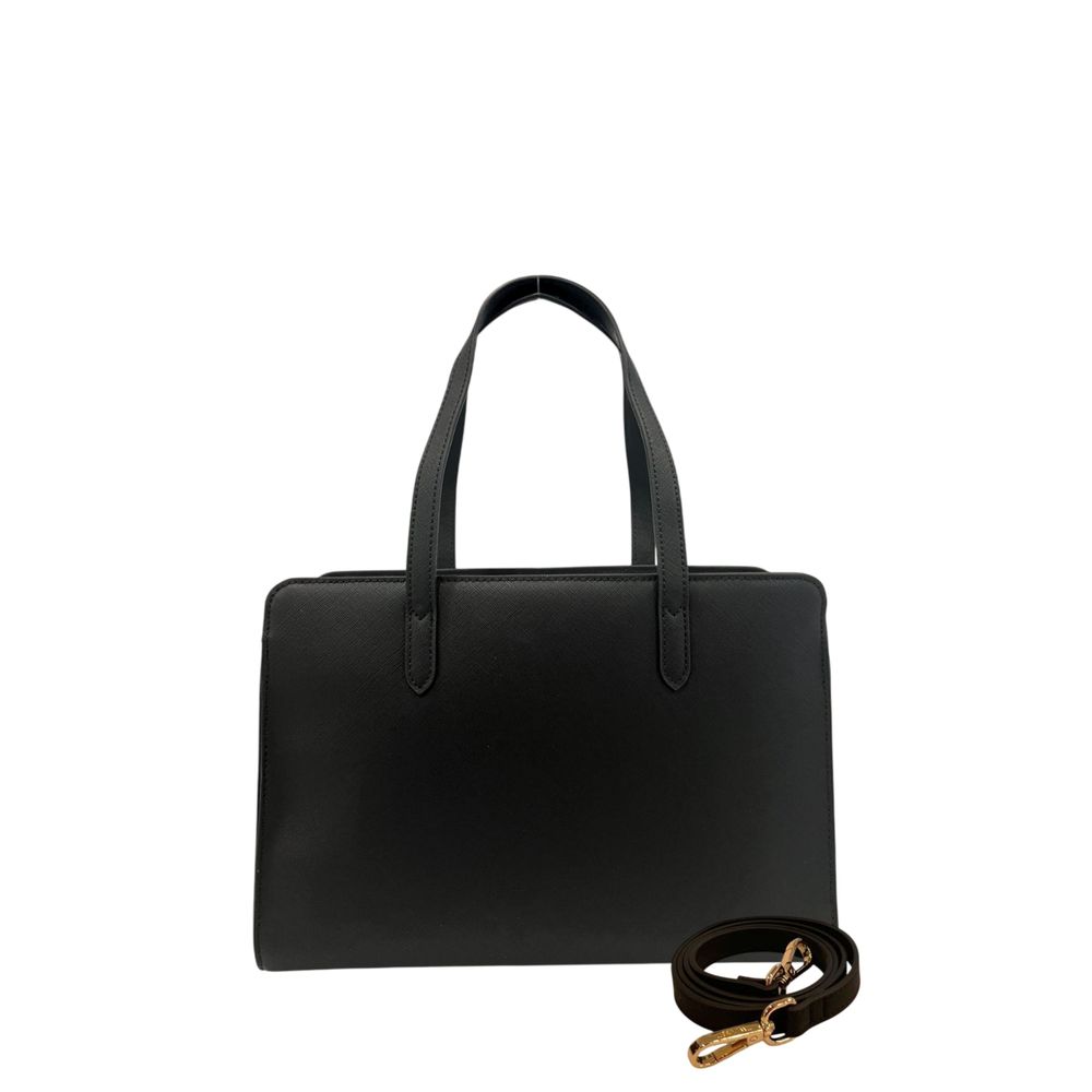 Twinset Black PU Women Shoulder Bag | Regal Royce