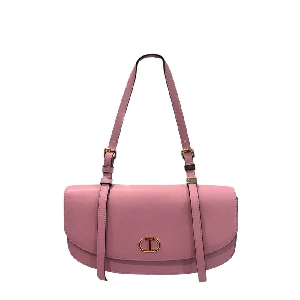 Twinset Pink PU Women Shoulder Bag | Regal Royce