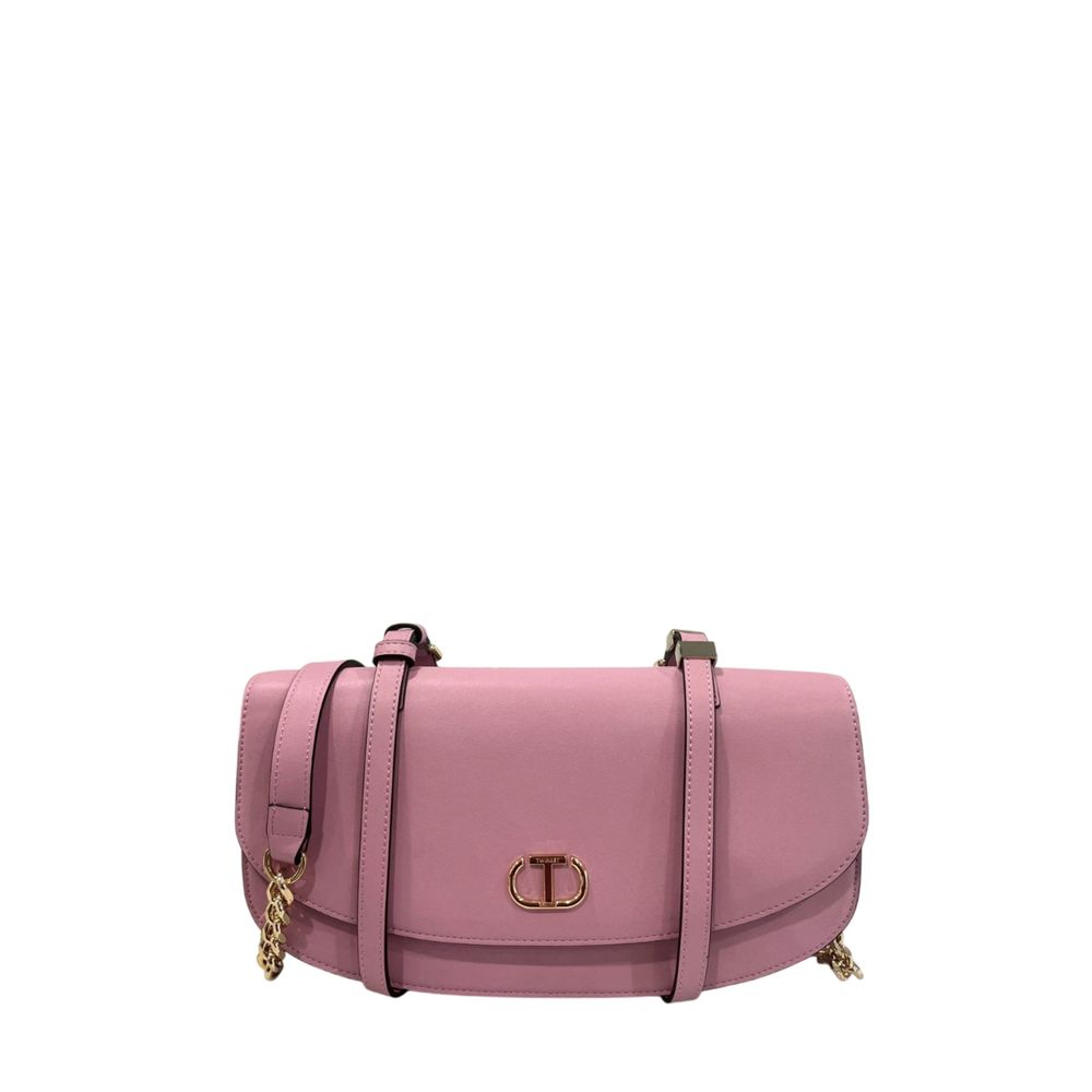 Twinset Pink PU Women Shoulder Bag | Regal Royce