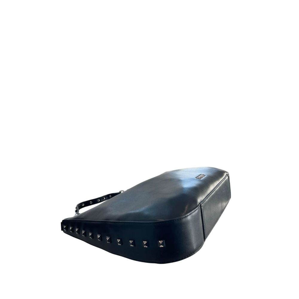 Twinset Black PU Women Shoulder Bag | Regal Royce