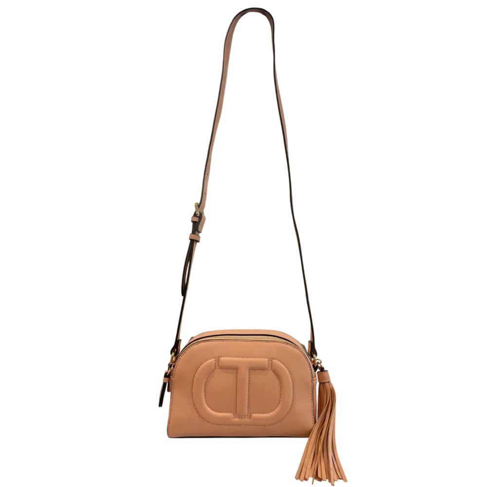 Twinset Pink Faux Leather Women Crossbody | Regal Royce