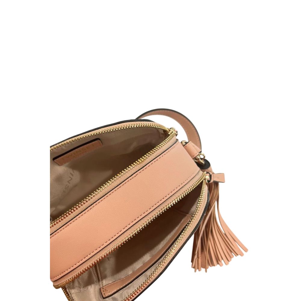 Twinset Pink Faux Leather Women Crossbody | Regal Royce