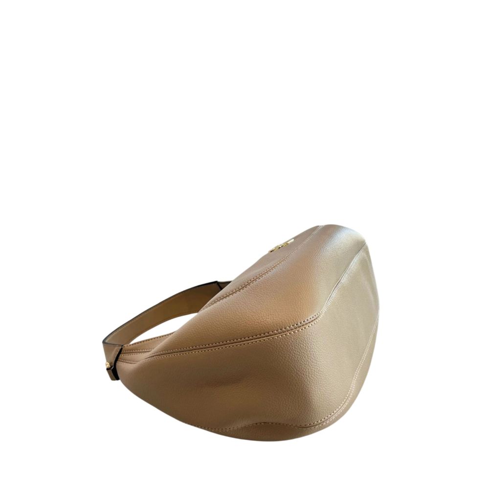 Twinset Beige PU Women Shoulder Bag | Regal Royce