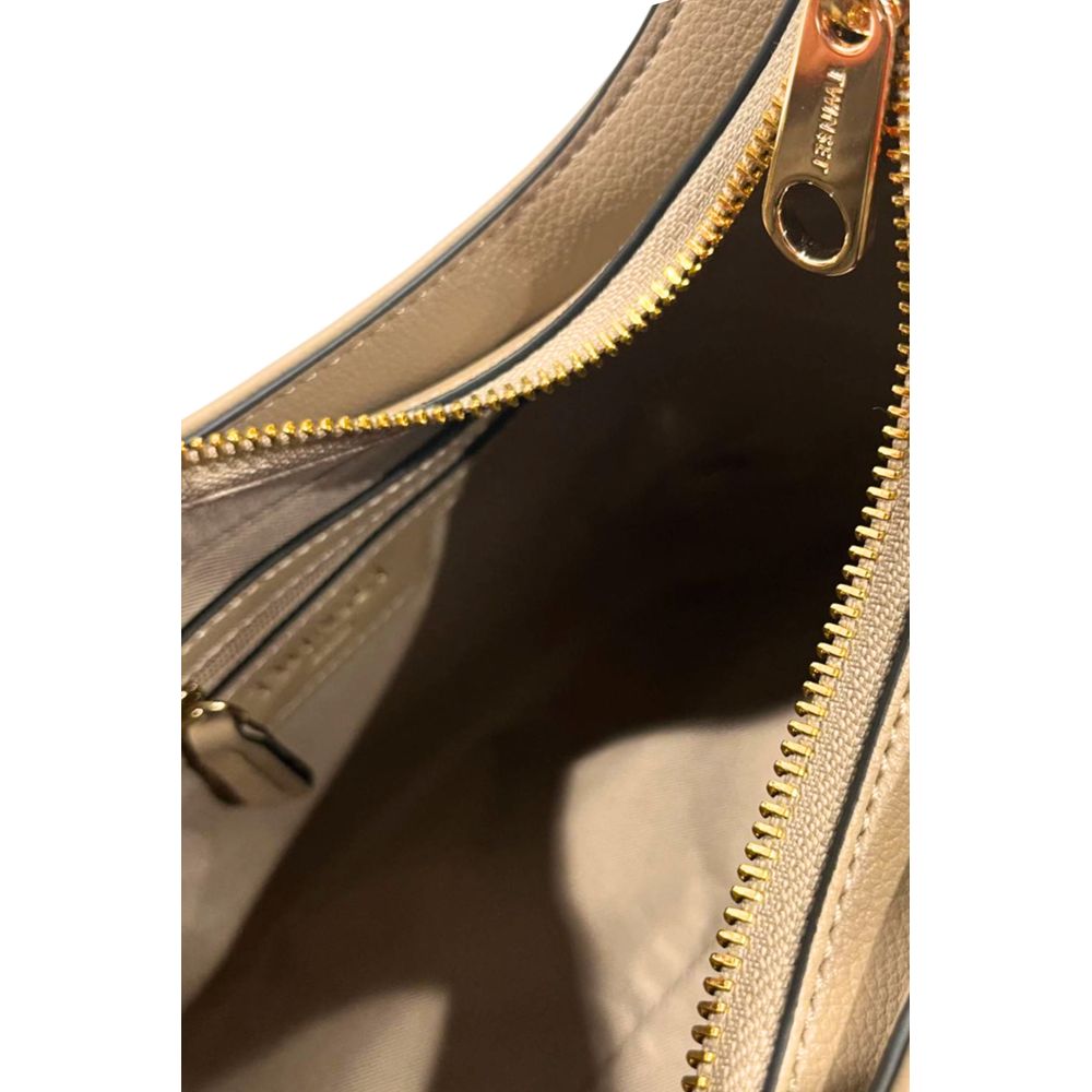 Twinset Beige PU Women Shoulder Bag | Regal Royce