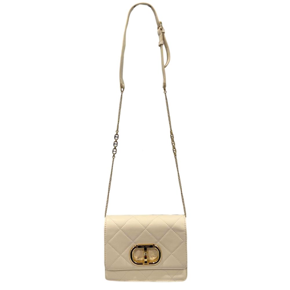 Twinset Beige PU Women Crossbody Bag | Regal Royce