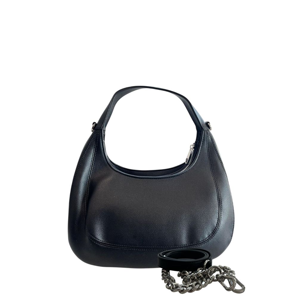 Twinset Black PU Women Shoulder Bag | Regal Royce