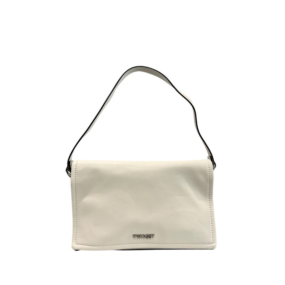 Twinset White PU Women Shoulder Bag | Regal Royce