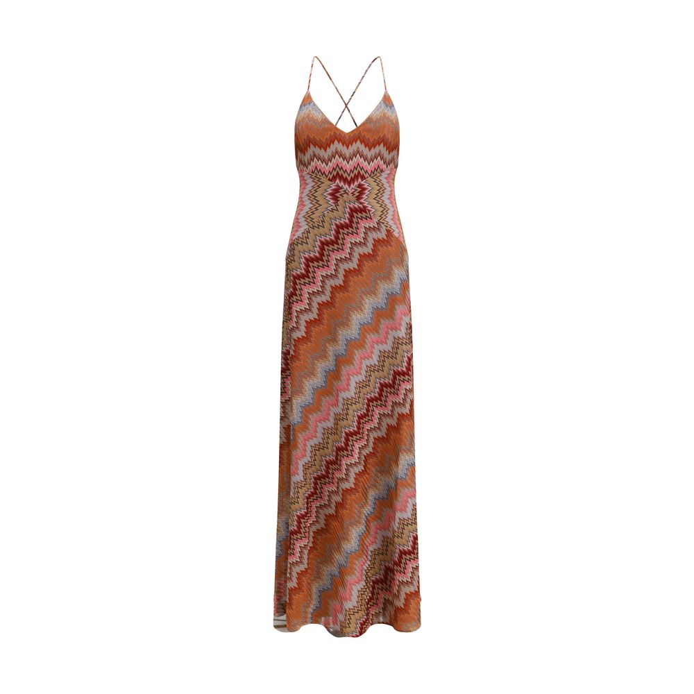 Missoni Multicolor Viscose Long Dress | Regal Royce