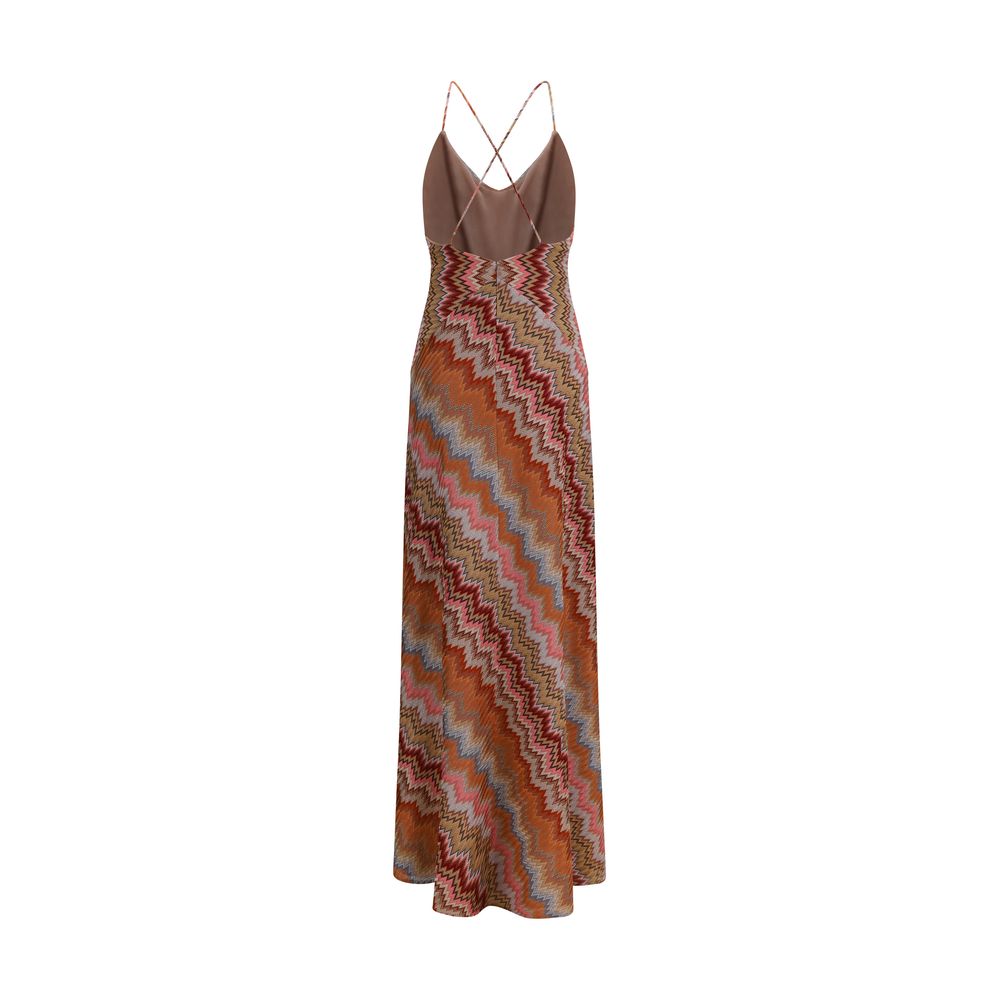 Missoni Multicolor Viscose Long Dress | Regal Royce