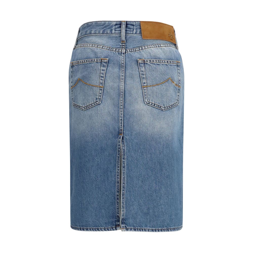 Jacob Cohen Blue Denim Skirt | Regal Royce