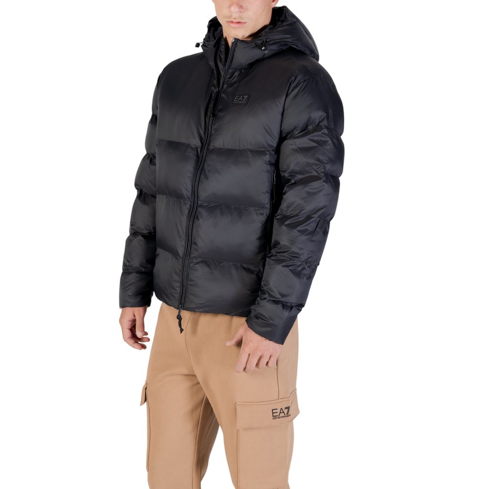 EA7 Emporio Armani Black Polyamide Bomber | Regal Royce
