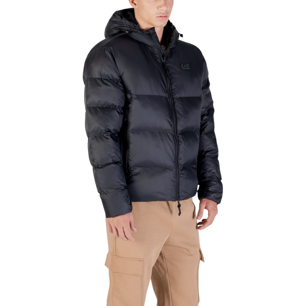 EA7 Emporio Armani Black Polyamide Bomber | Regal Royce