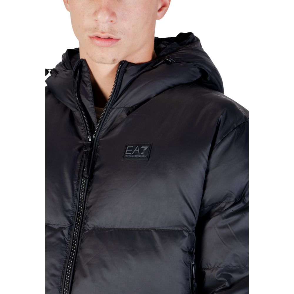 EA7 Emporio Armani Black Polyamide Bomber | Regal Royce