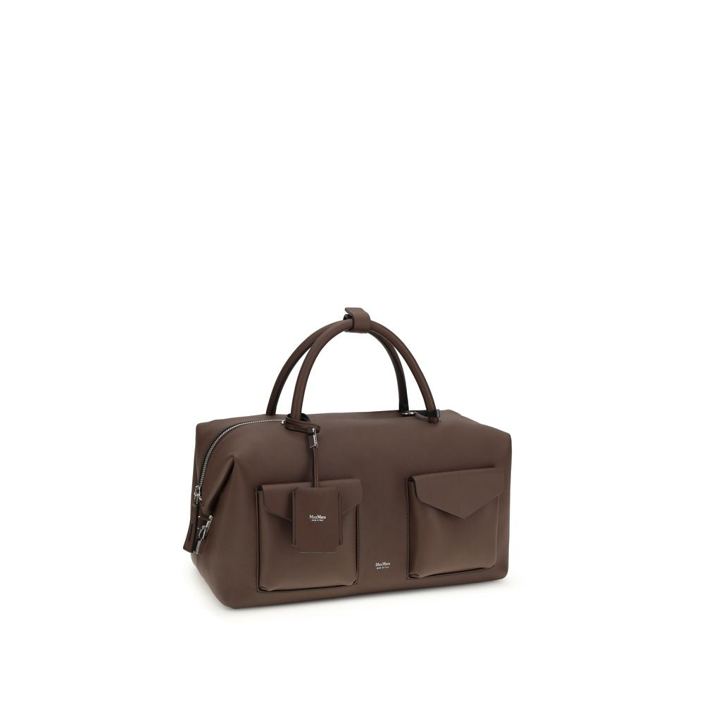 Max Mara Brown Calf Leather Bos Taurus Handbag | Regal Royce