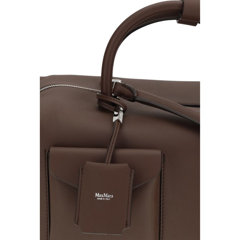 Max Mara Brown Calf Leather Bos Taurus Handbag | Regal Royce
