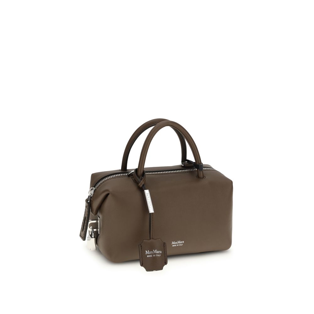 Max Mara Brown Calf Leather Bos Taurus Handbag | Regal Royce