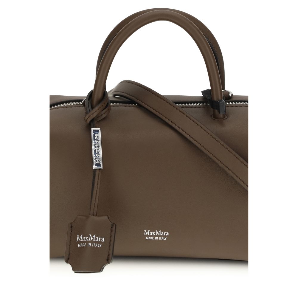 Max Mara Brown Calf Leather Bos Taurus Handbag | Regal Royce