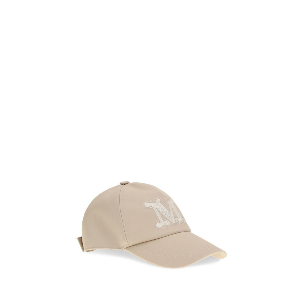 Max Mara Beige Cotton Cap (Baseball Hat) | Regal Royce