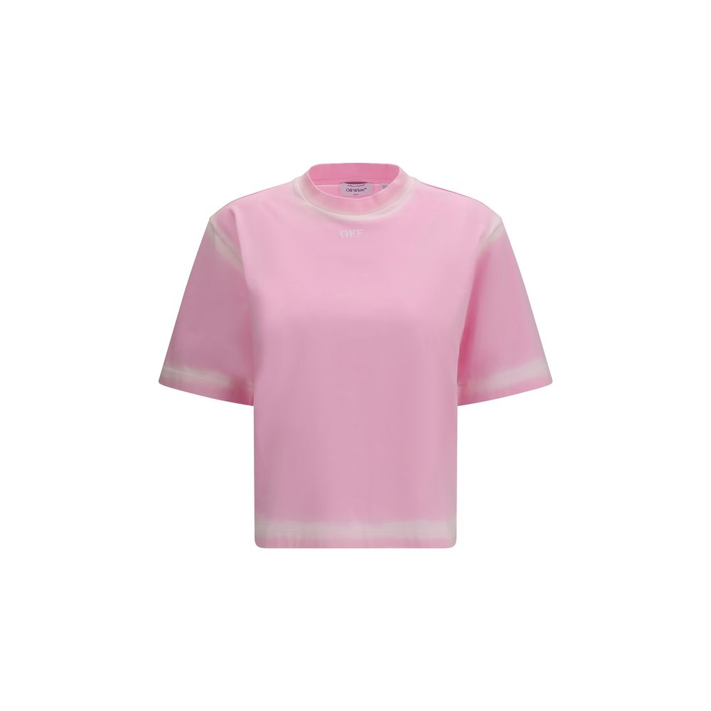 Off-White Multicolor Cotton T-Shirt | Regal Royce