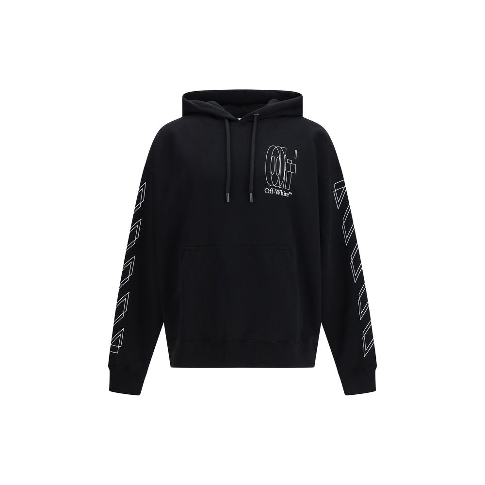 Off-White Black Cotton Sweatshirt | Regal Royce